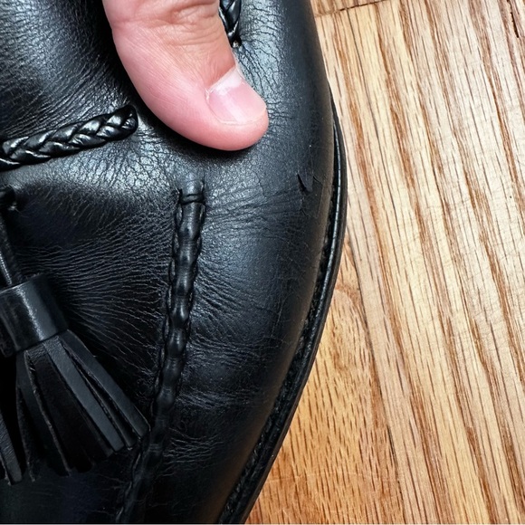 Allen Edmonds Pembrooke Black Leather Penny Loafers Men’s Size 9D - Picture 10 of 14